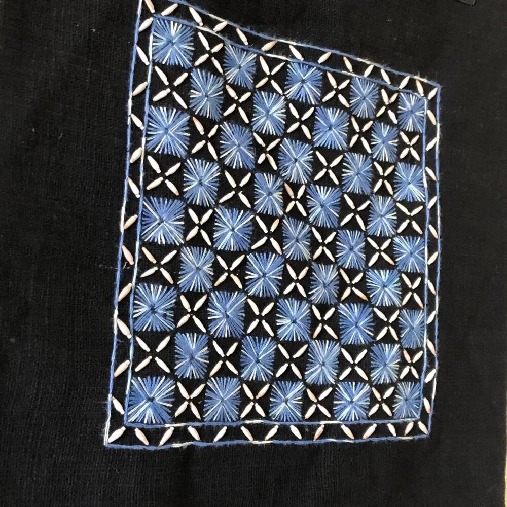 Handmade embroidery shells